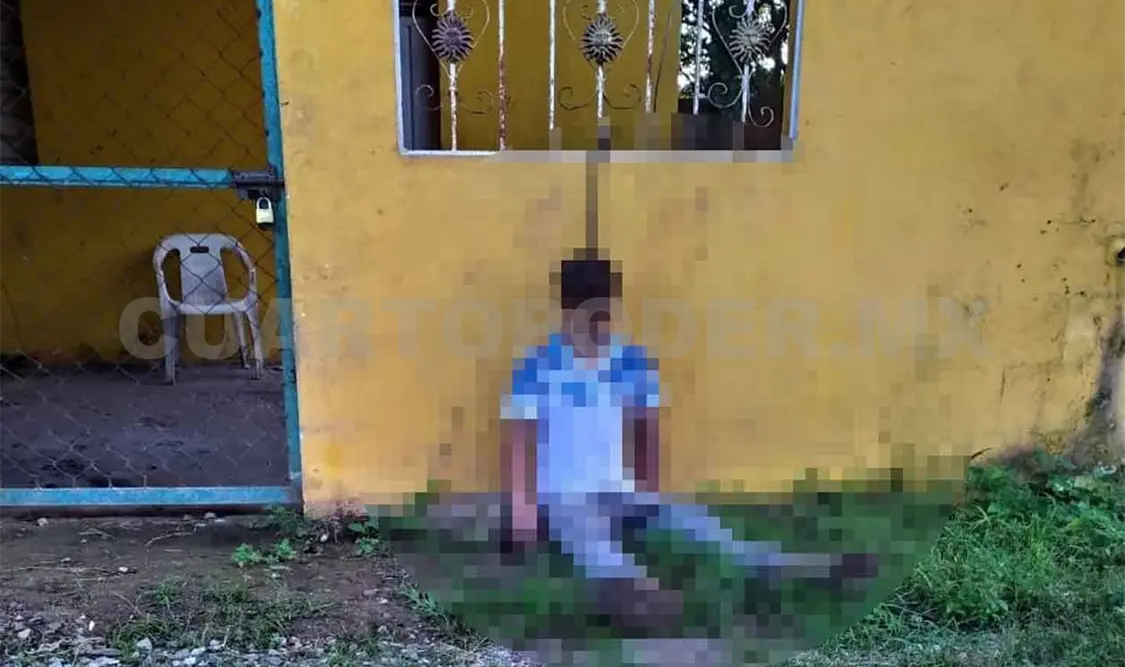 Hallan cuerpo de menor ahorcado