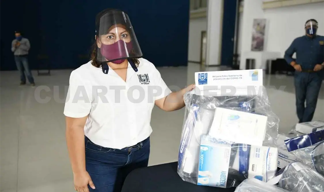 Entregan equipo de protección al personal