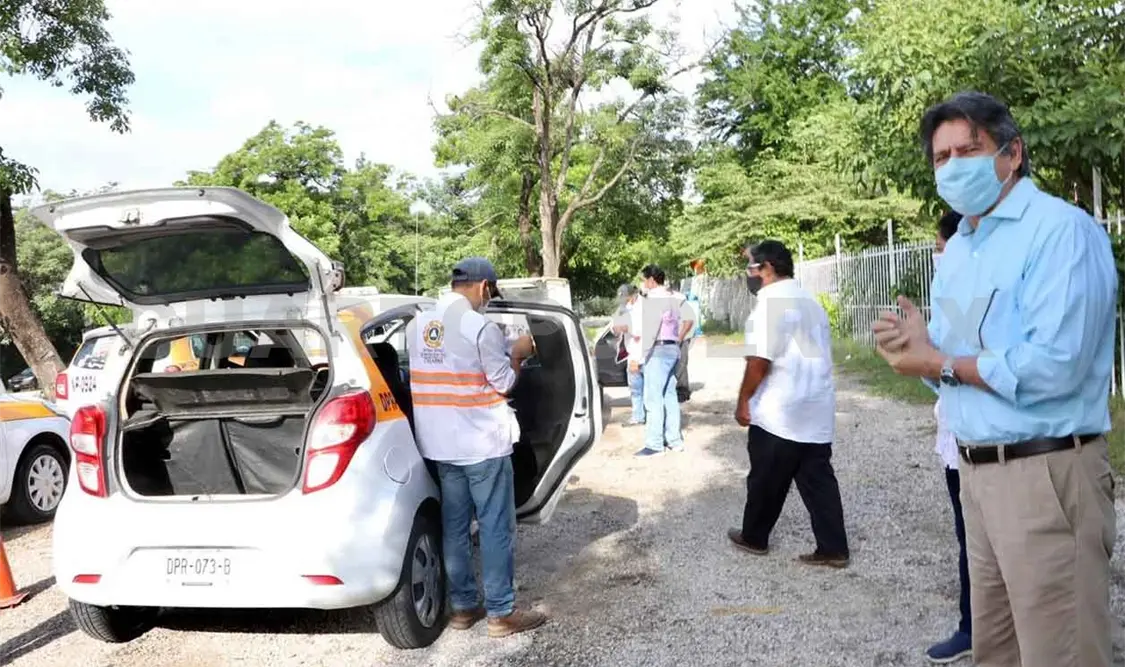 Continúa campaña de desinfección de transporte