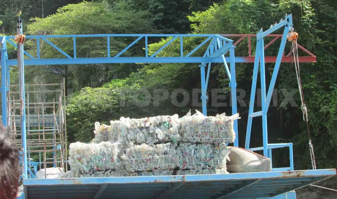 Recolectan 400 t de basura en el Cañón del Sumidero