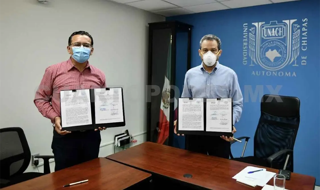 Firma Unach convenio de colaboración