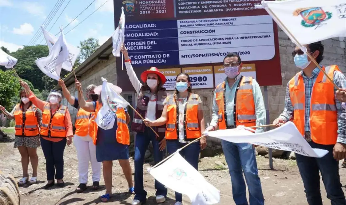 Inician obras en calles de Tapachula
