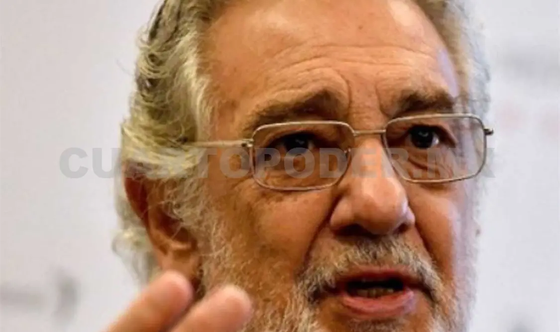 El tenor Plácido Domingo. Cortesía