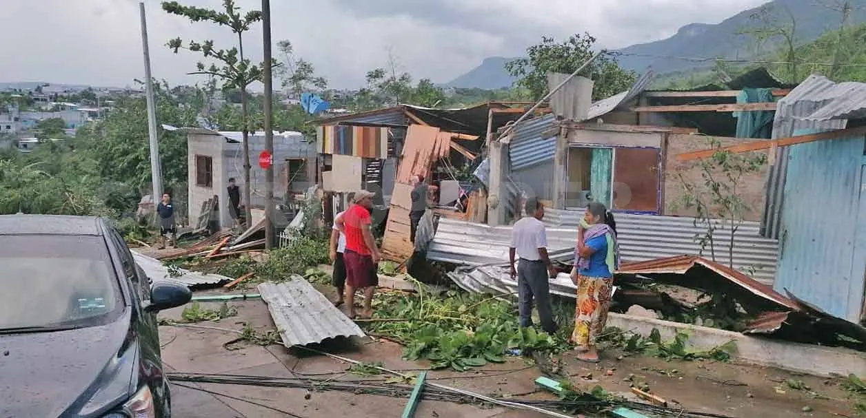 Lluvias han dejado tres Declaratorias para Tuxtla