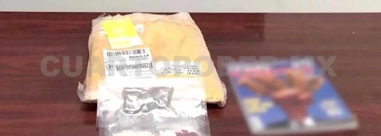 Incautan droga escondida en revistas