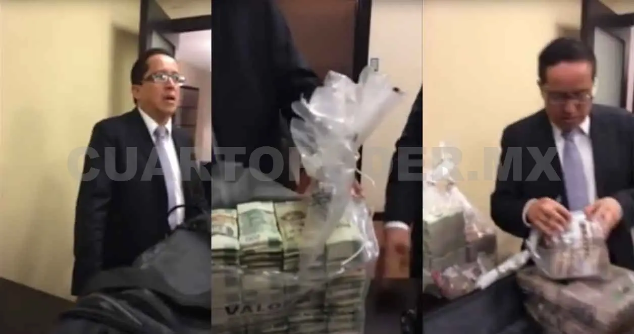 Circula video de bolsa con billetes en caso Lozoya