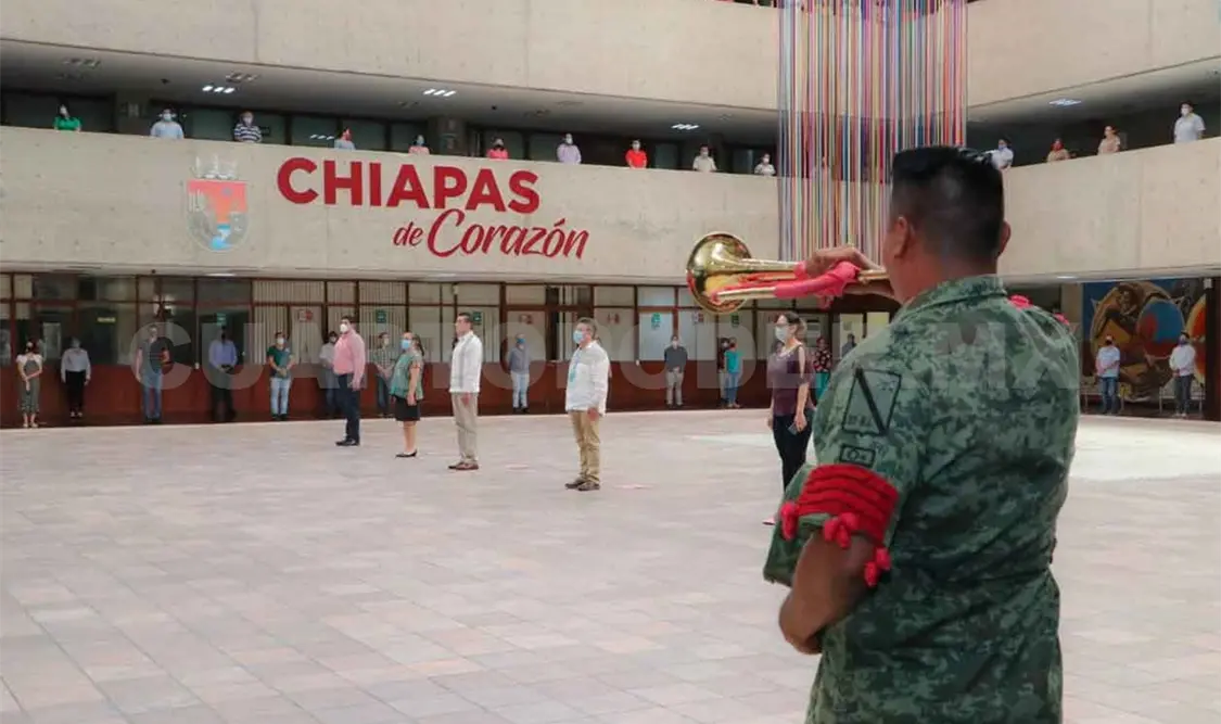 Rinde REC homenaje a fallecidos por Covid-19