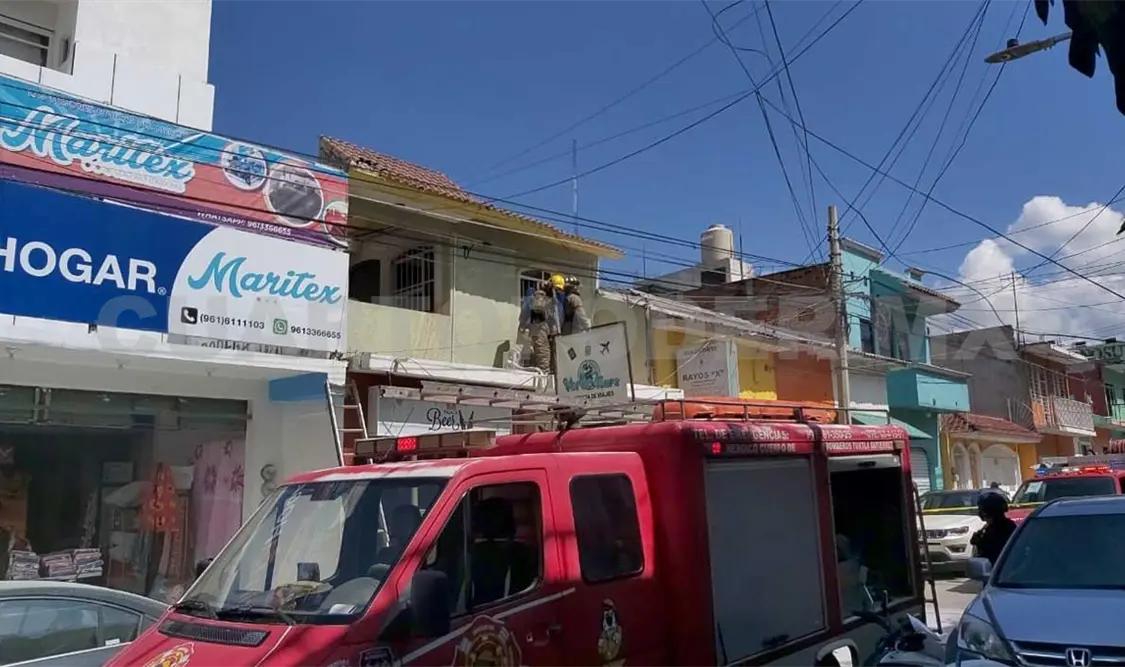 Incendio moviliza a cuerpos de rescate