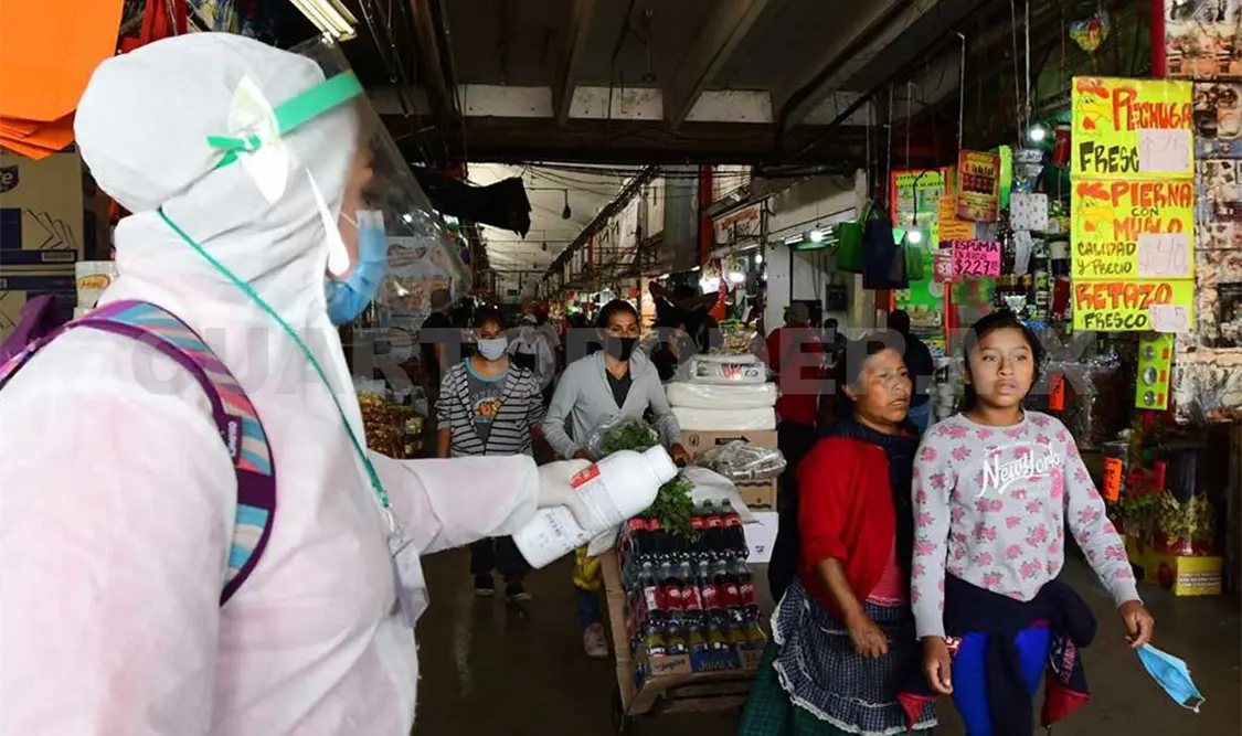 El comercio en México se desplomó en abril a consecuencia de la pandemia. Twitter