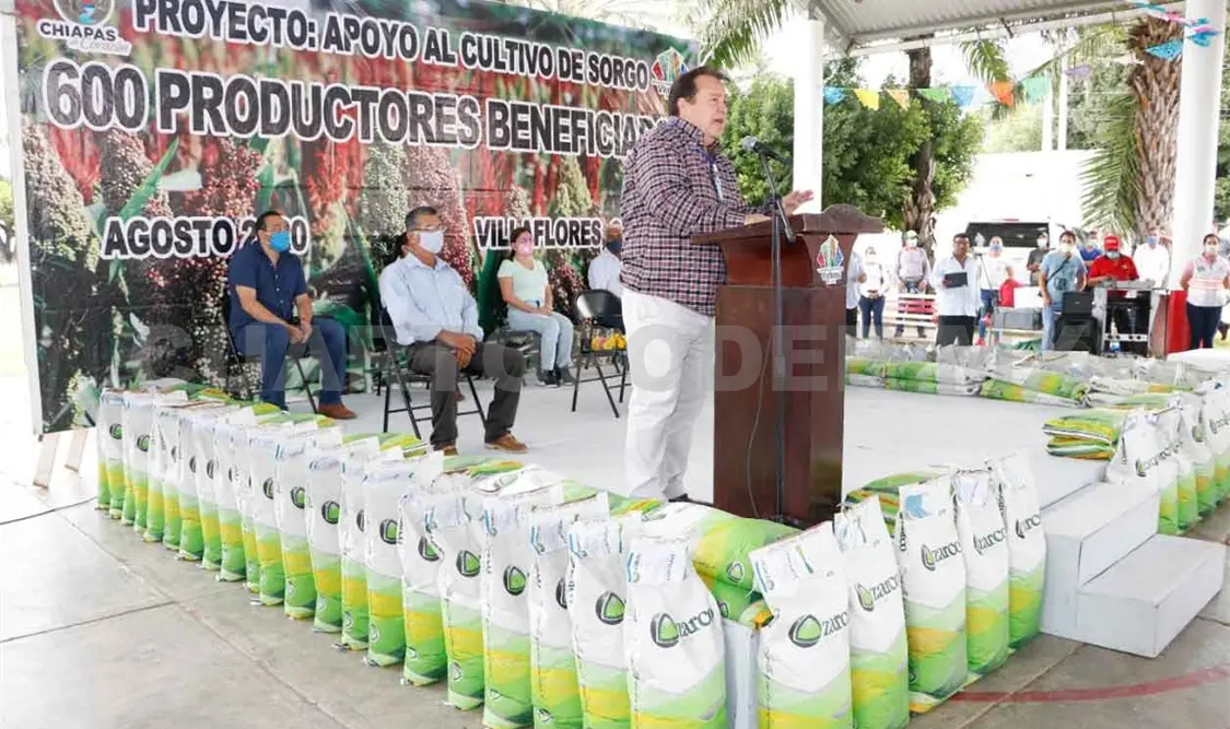 Benefician a productores de la zona Sierra