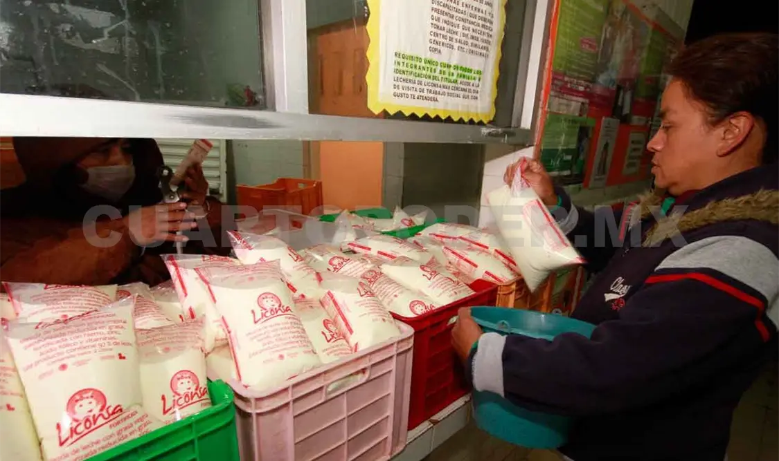 Organización denuncia recorte en padrón de Liconsa