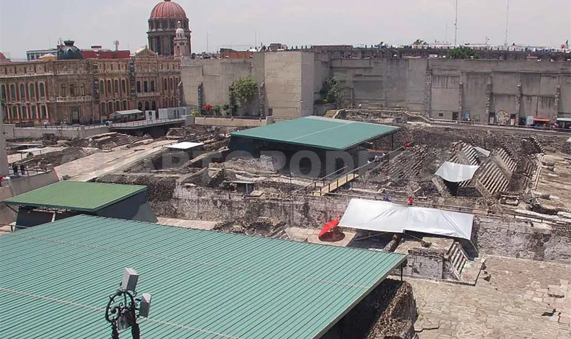 Imagen de la antigua Tenochtitlán. Cortesía