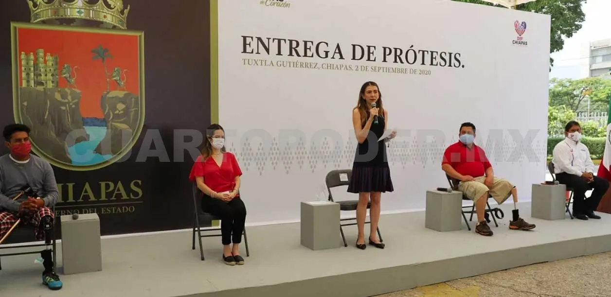 La titular del DIF estatal informó que pese a la contingencia, se han logrado dar seguimiento a las solicitudes de prótesis. CP