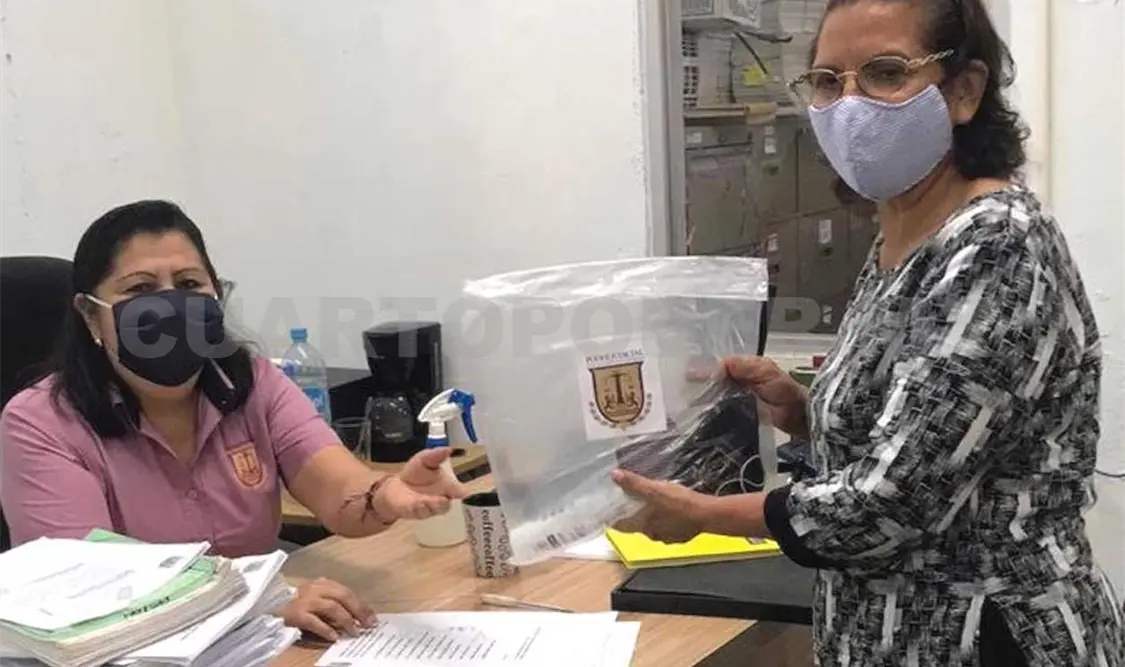 Se entrega de manera personal un juego de gel, careta, cubrebocas y desinfectante, para facilitar las acciones responsables de prevención. CP