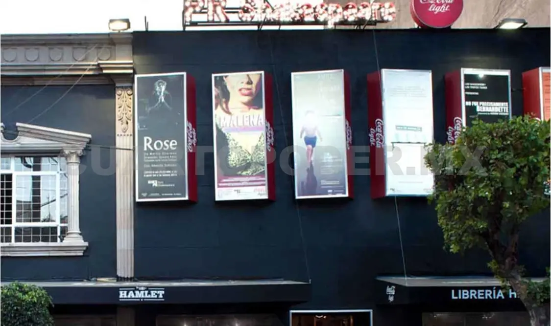 Imagen del Foro Shakespeare en la Ciudad de México. Cortesía