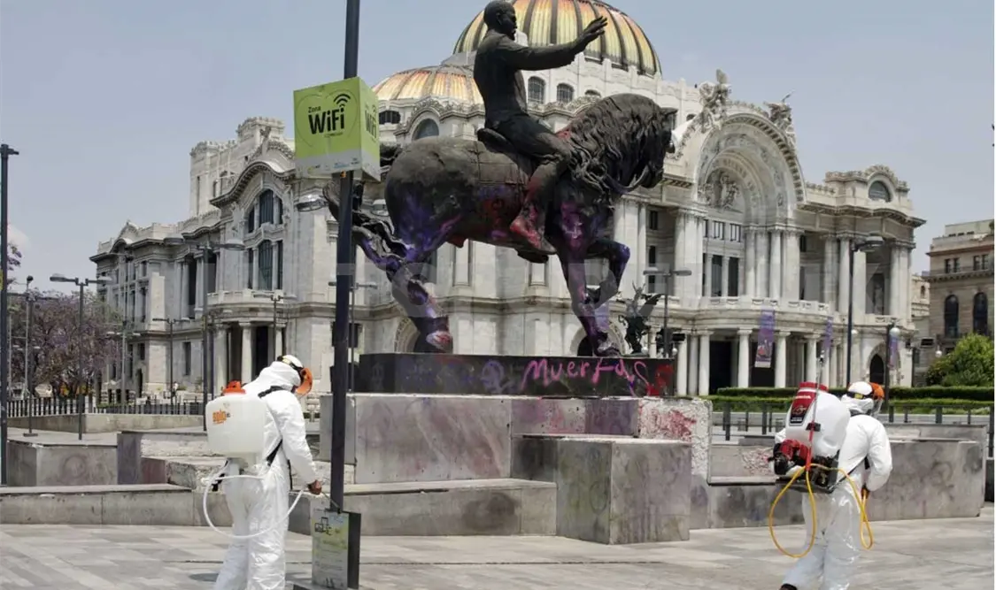 El centro de la Ciudad de México. Cortesía