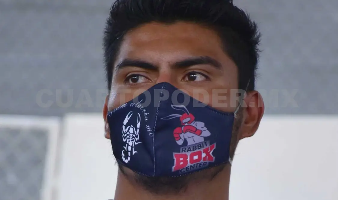 Sin confiarse, el boxeador tuxtleco reconoce la peligrosidad de su rival. Guillermo Ramos/CP