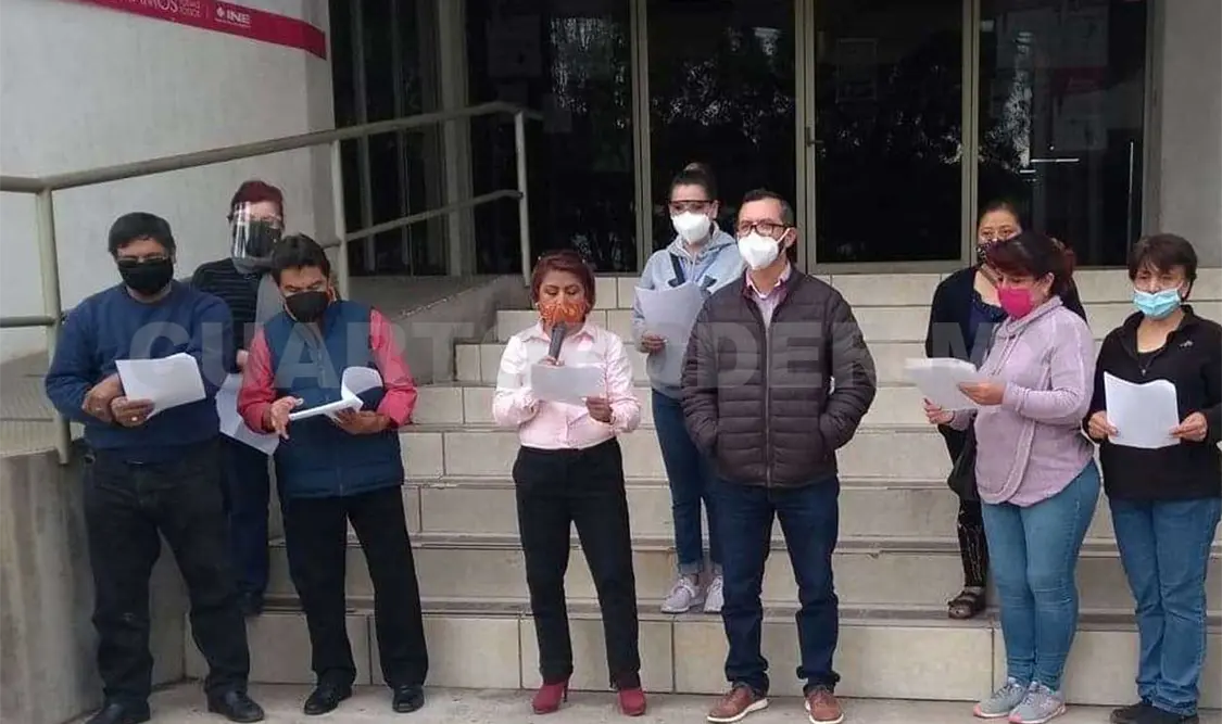 Los integrantes de la agrupación lamentaron la decisión tomada por la autoridad electoral de negar el registro como partido. Manuel Martínez / CP