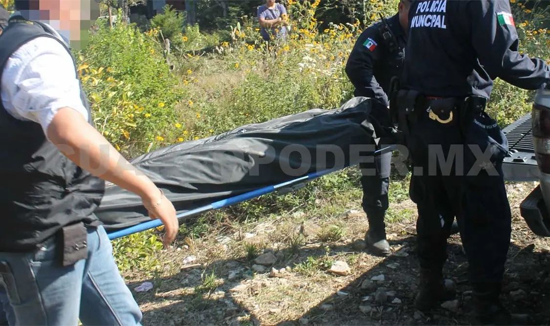 El macabro hallazgo ocurrió junto a un camino de terracería entre las localidades Yalumá y Agua Prieta, en el municipio de Las Margaritas. Juan Orel / CP