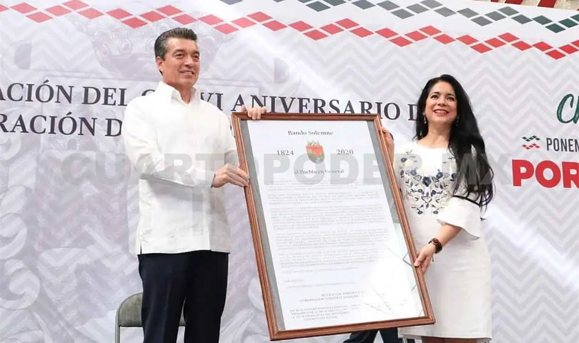 Encabeza festejo de la Federación de Chiapas a México