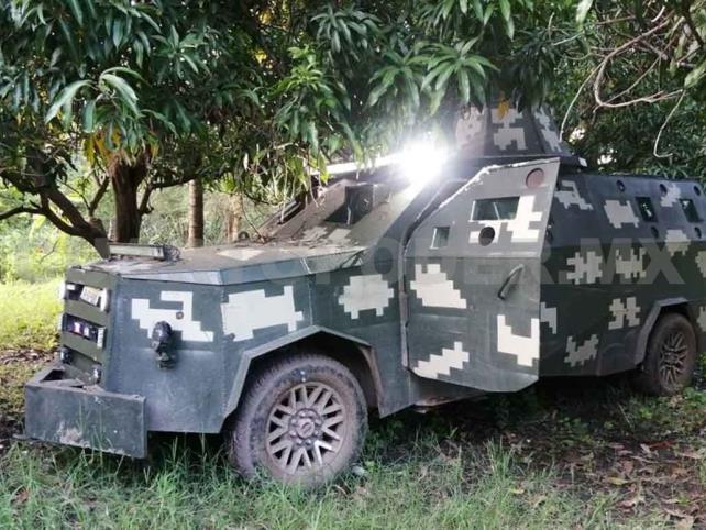 Decomisan camionetas blindadas del CJNG