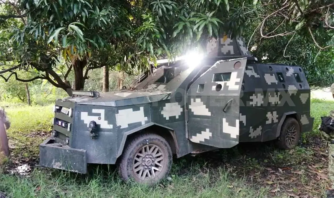 Decomisan camionetas blindadas del CJNG