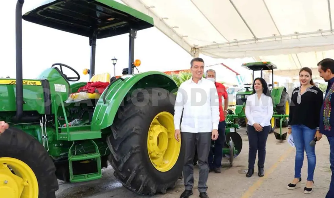 Rutilio Escandón fortalece producción agropecuaria