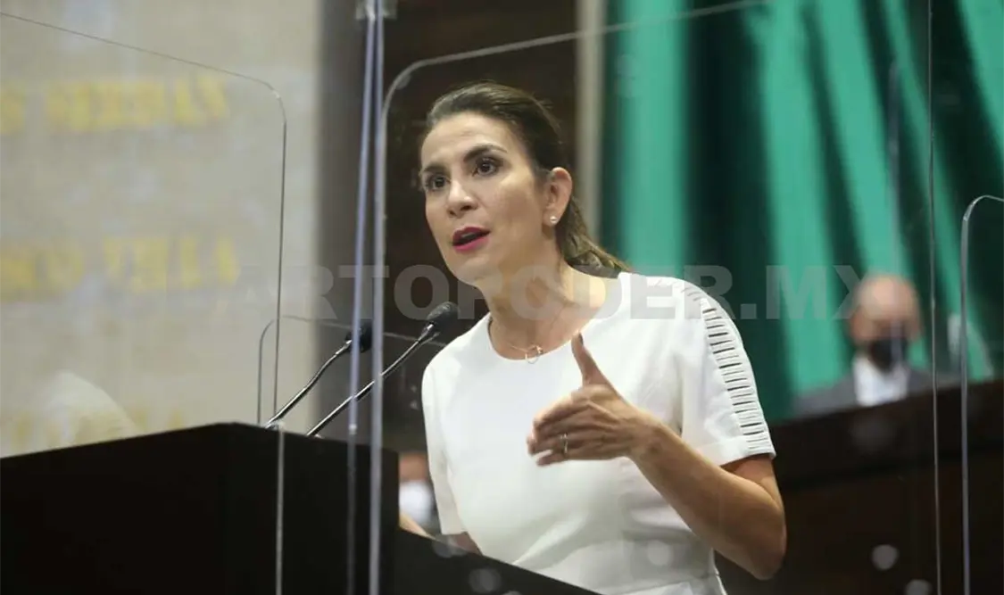 La diputada Soraya Pérez propuso reformar la Ley del IVA para que la CFE facture los recibos de consumo doméstico con una tasa cero del IVA. CP