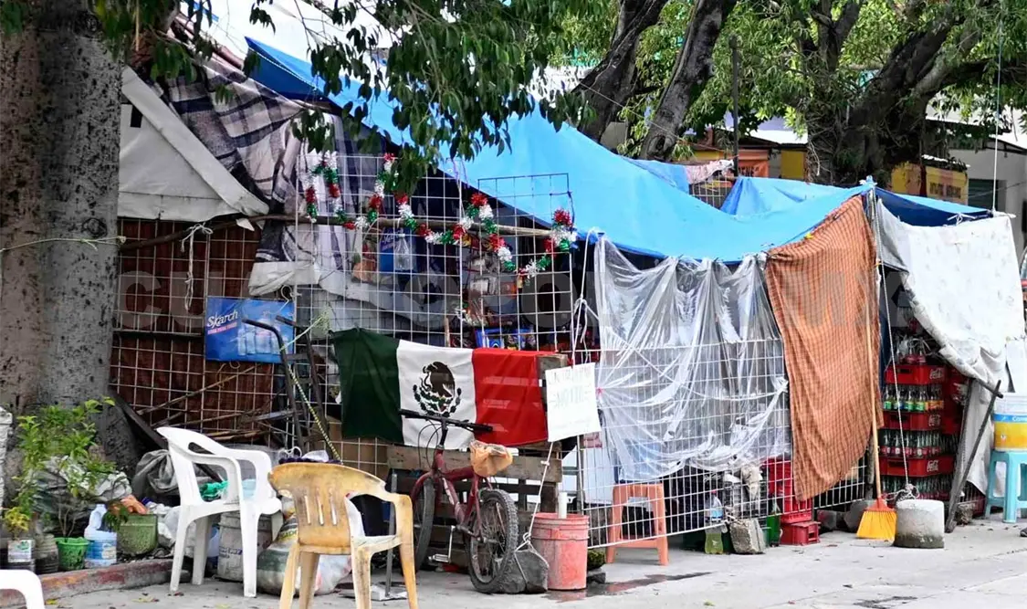 En la colonia Emiliano Zapata, a un costado del centro de Jojutla, las calles aún presentan las cicatrices del terremoto. El Universal
