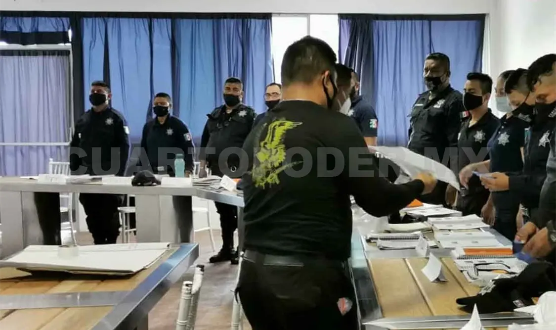 Capacitan a policías de ocho municipios