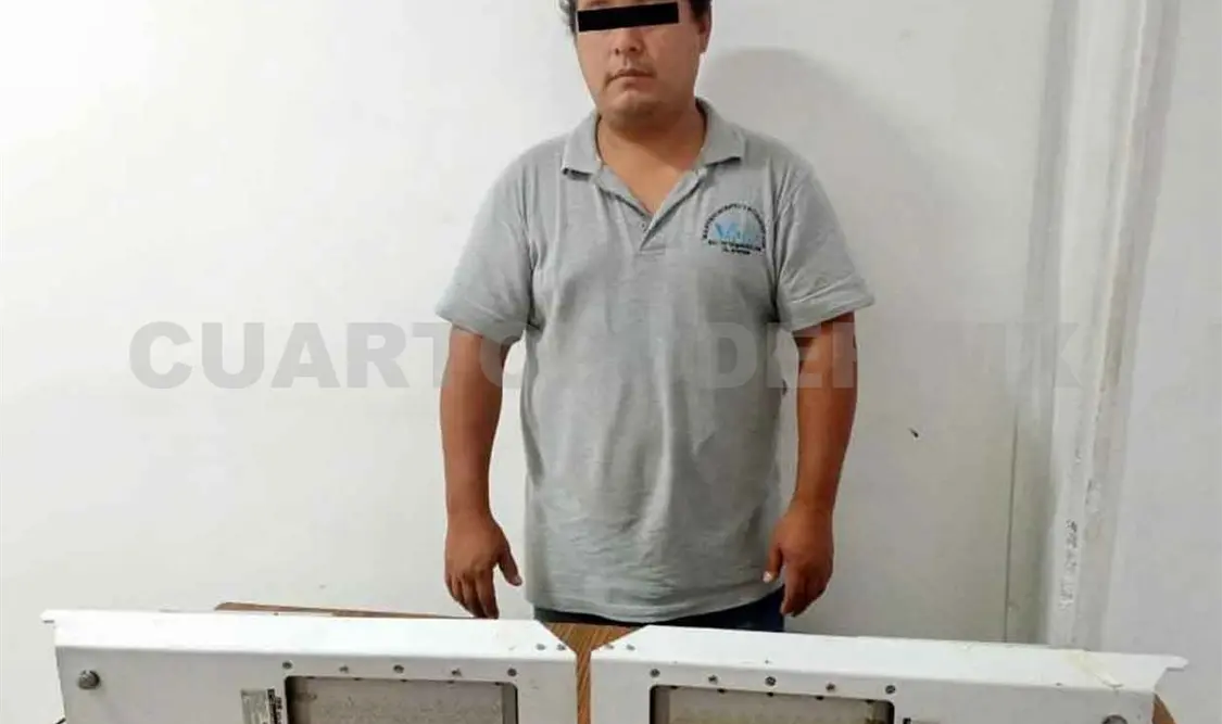 Atrapan a hombre por robo de dos lámparas