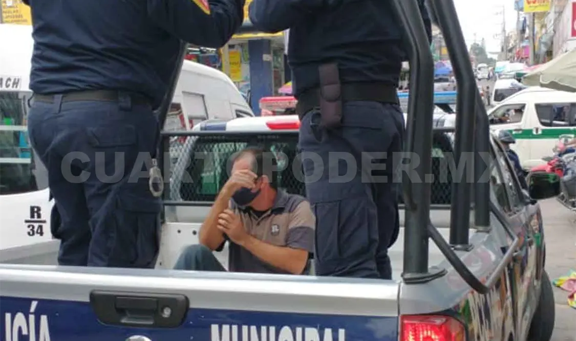 Presunto carterista es detenido en el centro