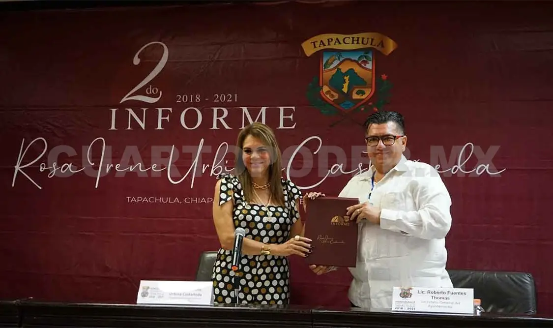 Rinde Urbina Castañeda 2do informe de actividades