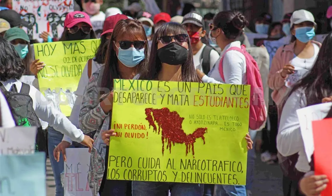 Sin marcha, recuerdan matanza del 68
