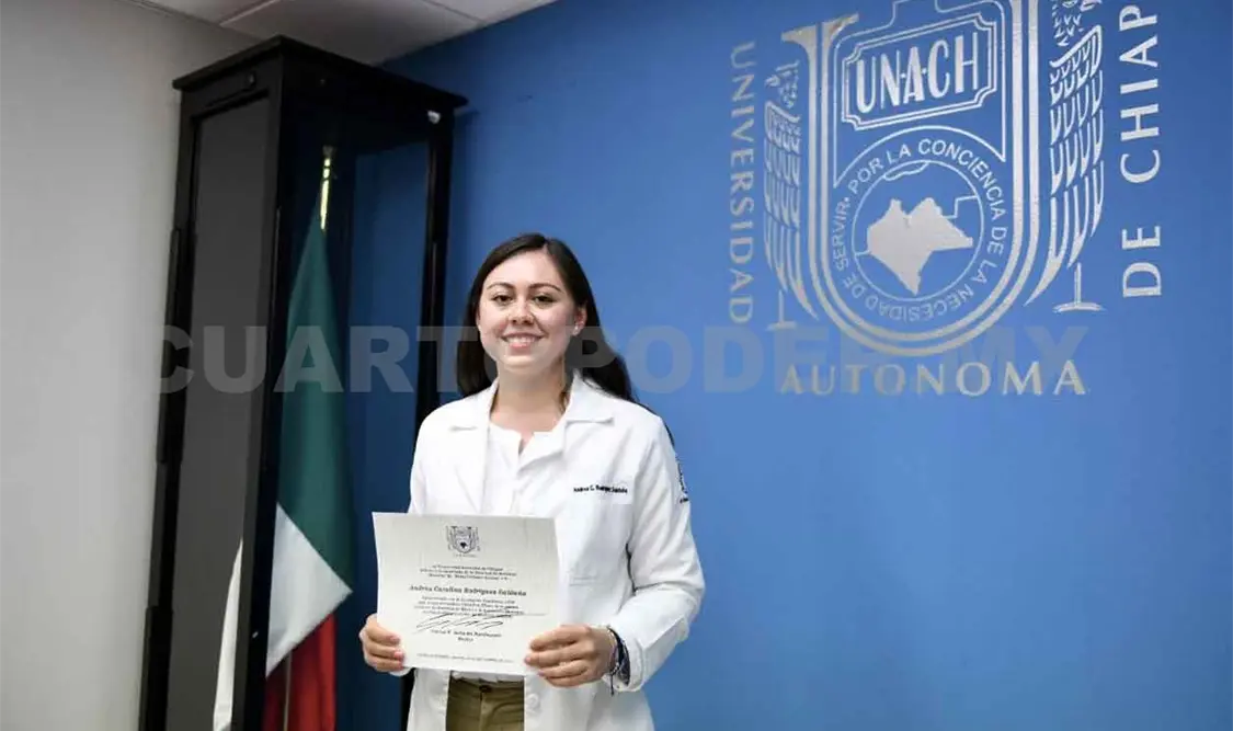 Natarén se reúne con alumna destacada