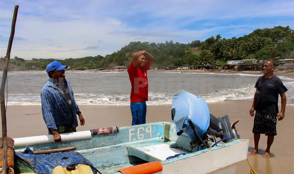 Las precipitaciones obligan a que la pesca se suspenda. Cortesía