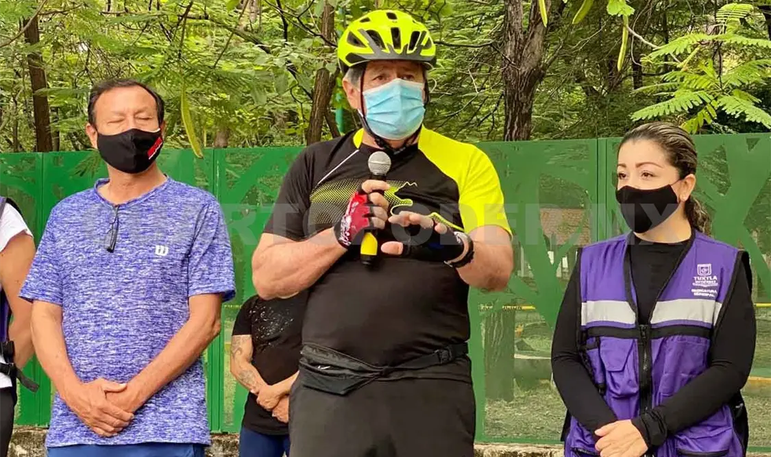 Inaugura alcalde Circuito Deportivo y Recreativo