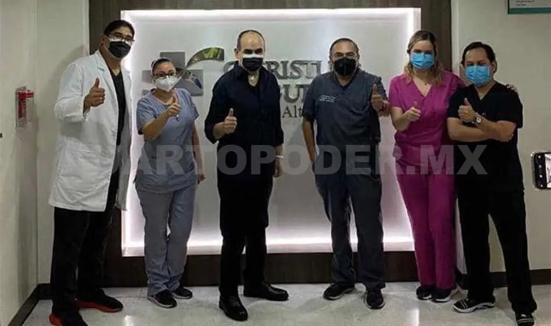 Dan de alta a secretario de Protección Civil