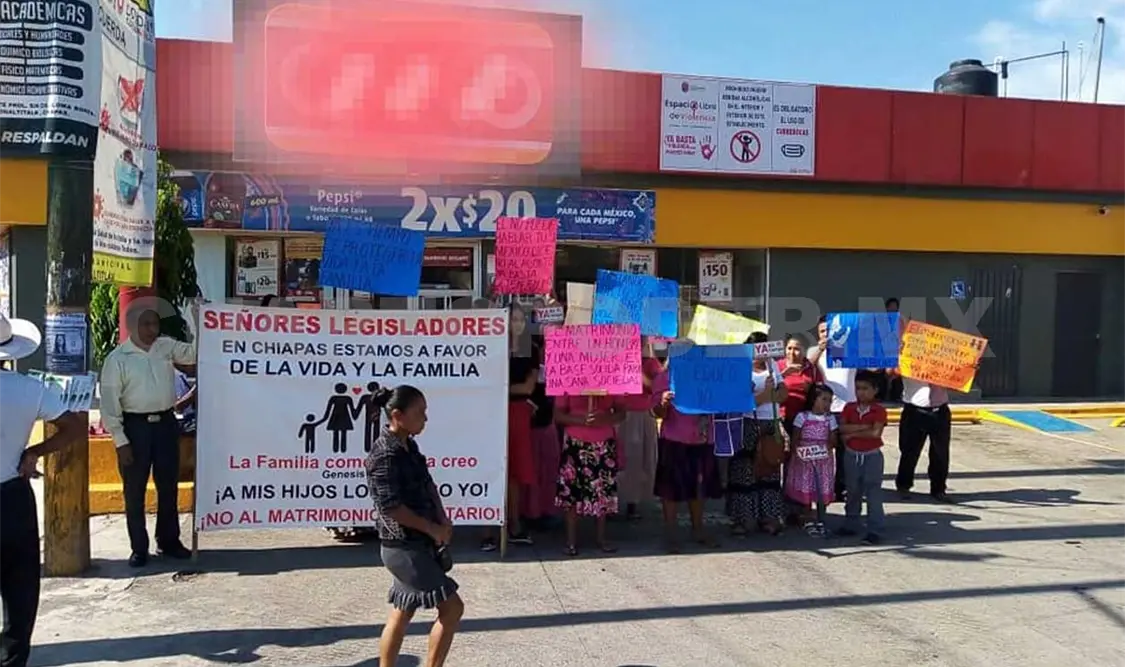 Religiosos protestan en contra del aborto