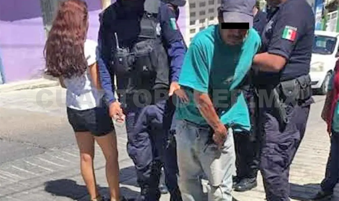 Detienen a albañil por “manosear” a jovencita