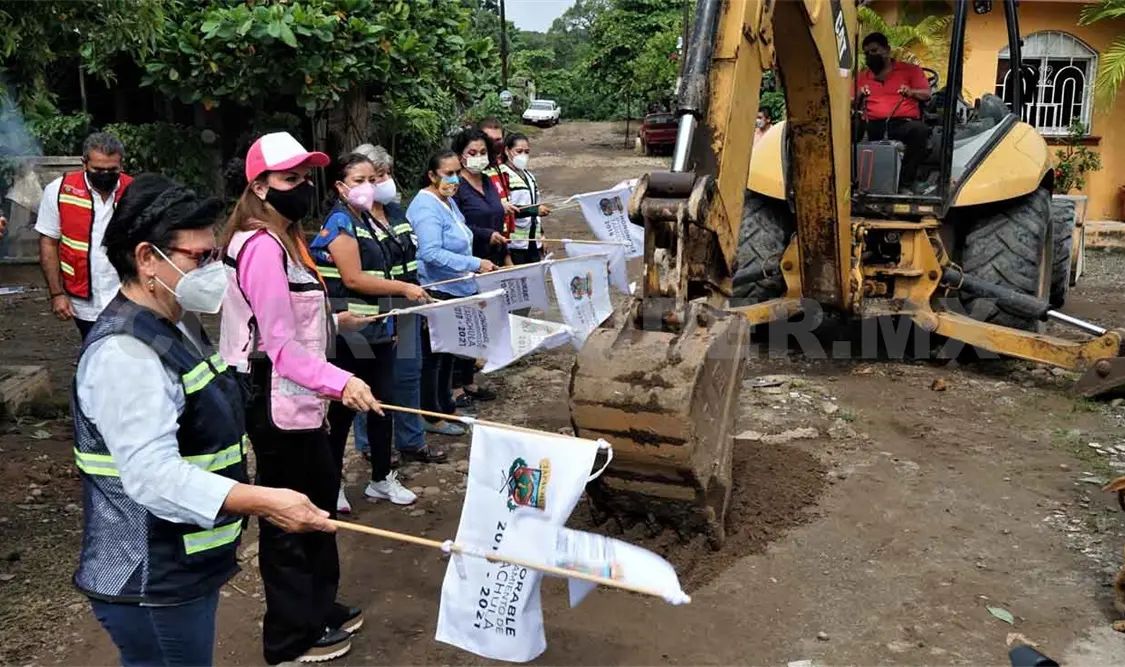 Realizan obras en zonas rurales de Tapachula