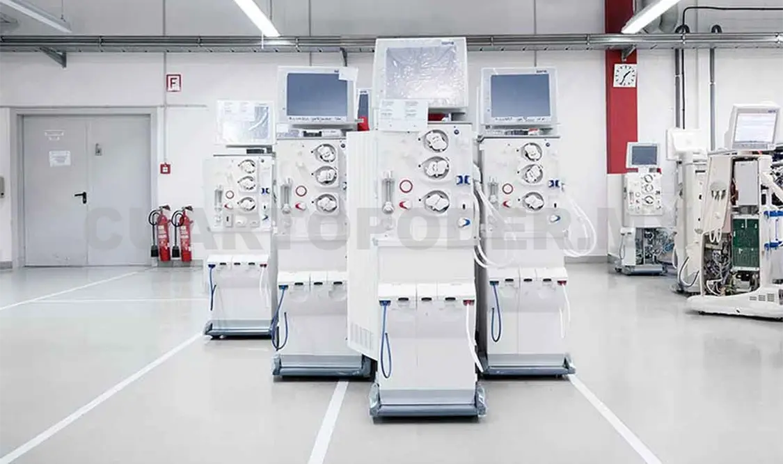 Roban equipo de diálisis con valor de cinco mdp