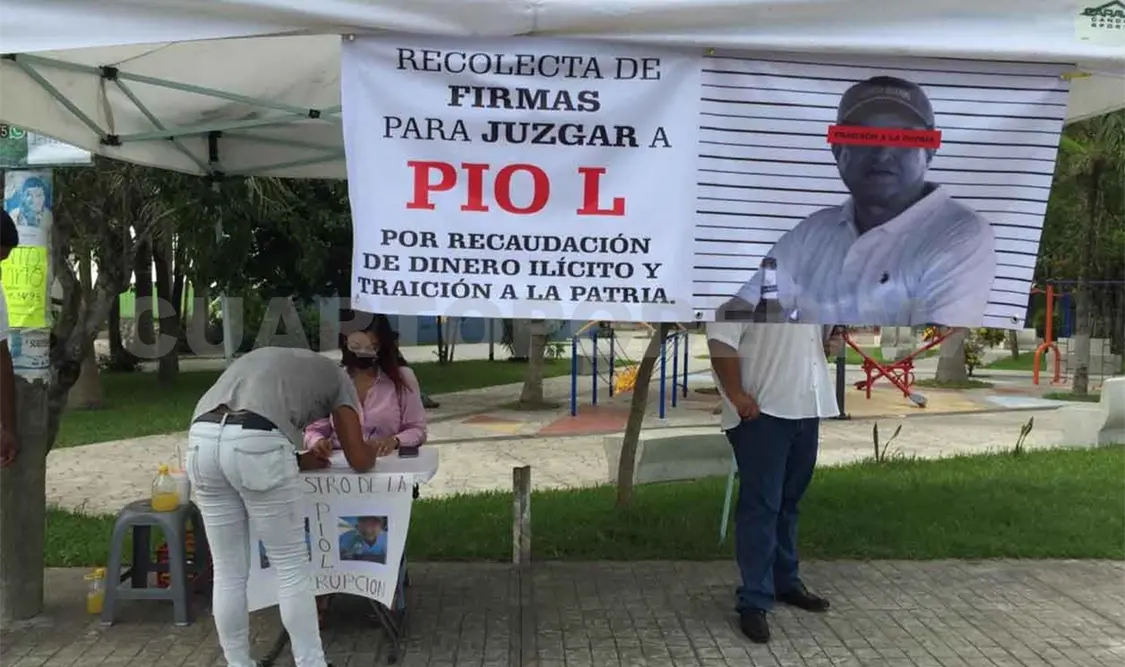 Pío López Obrador declara por videos