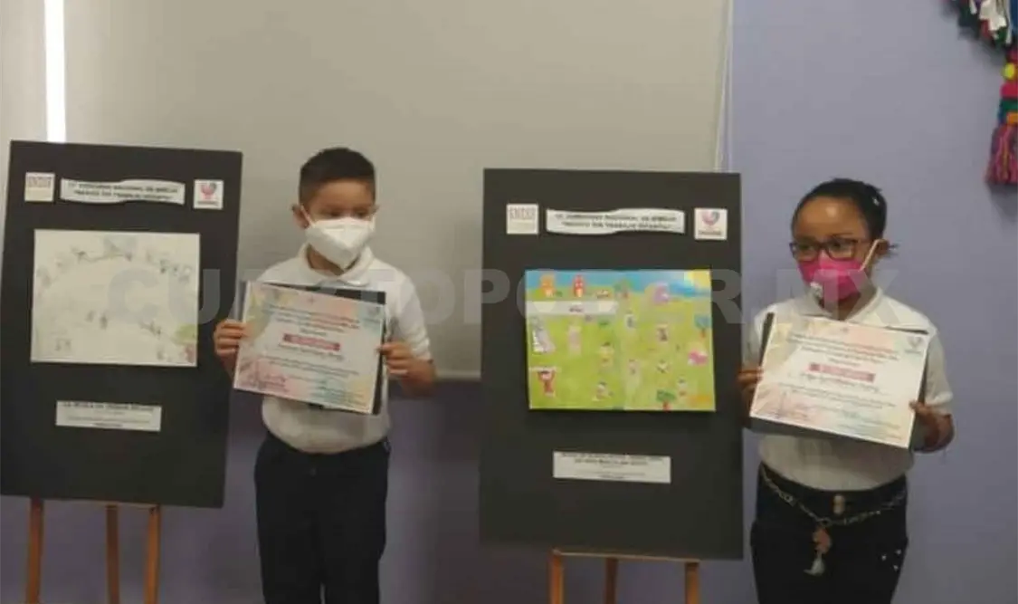 Reciben a ganadores del Concurso Nacional de Dibujo