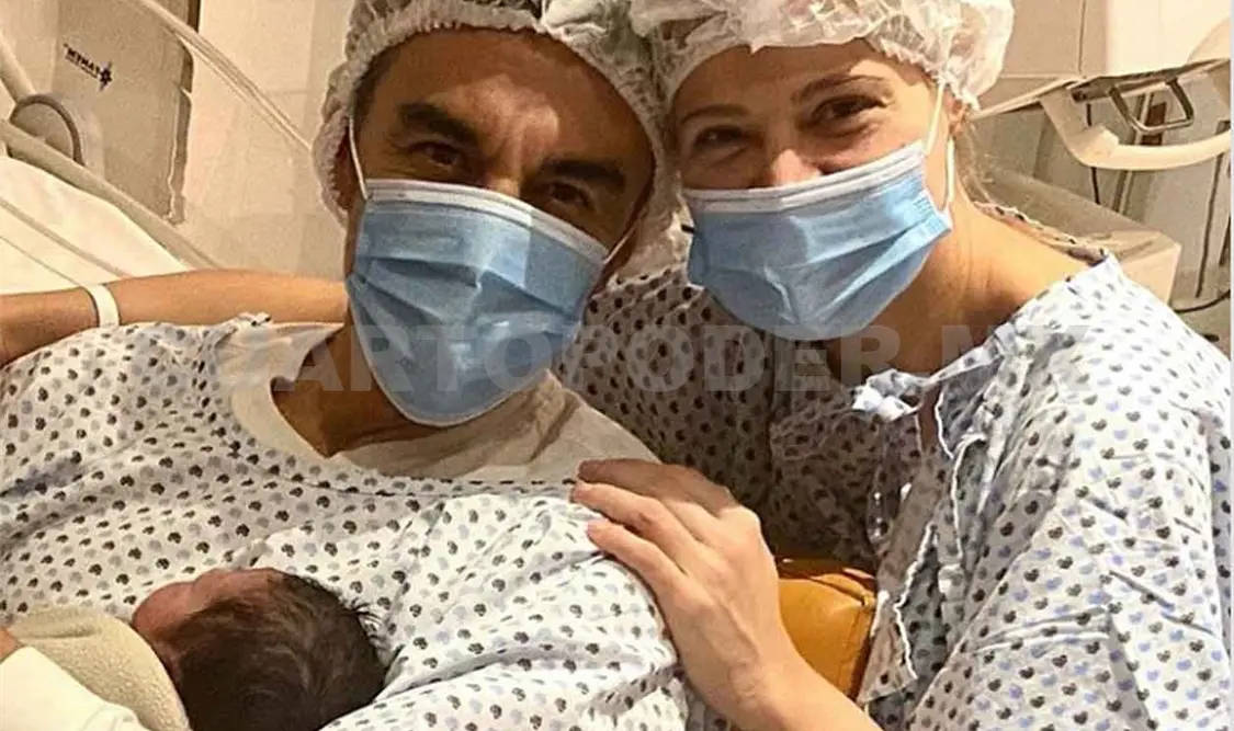 Ya nació el hijo de Thuany y Adrian Uribe