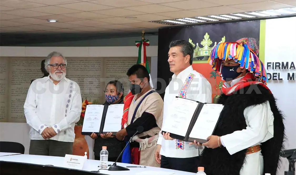 REC y Encinas atestiguan acuerdo de respeto
