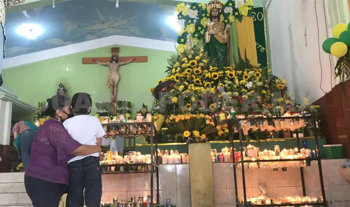 Festejan a San Judas en medio de la pandemia