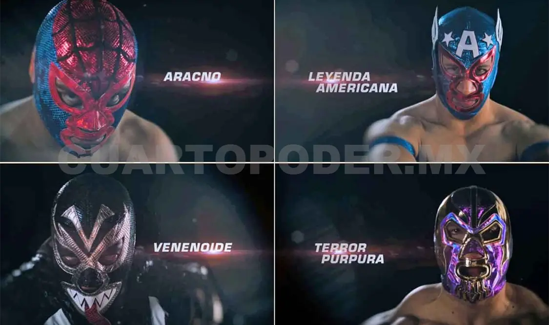 Superhéroes de Marvel arriban al pancracio