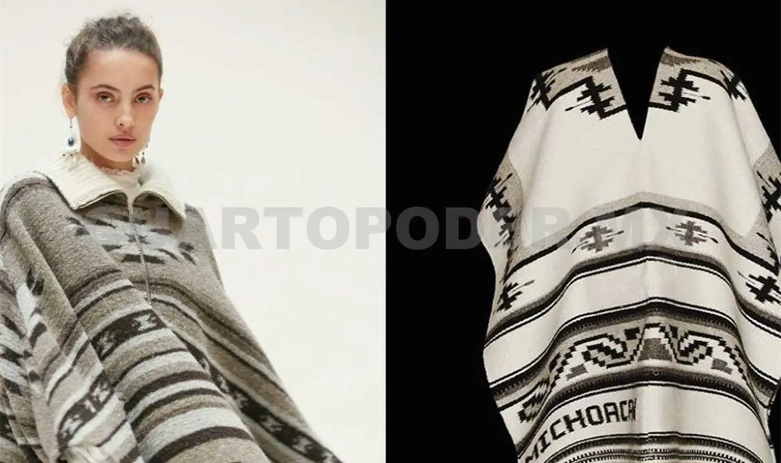 La francesa Isabel Marant plagió los diseños purépechas de artesanos de Charapan, Angahuan y Santa Clara del Cobre. Cortesía