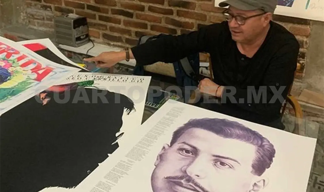 El artista Arturo Negrete. Cortesía
